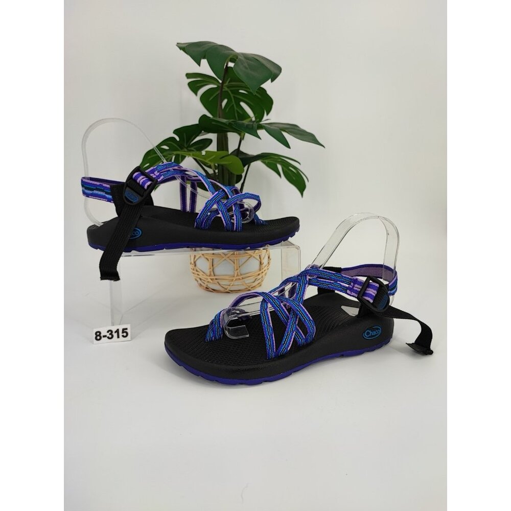 Chaco Women’s Z Cloud X2 Blue Geometric Strappy Sandals Size 8 US
